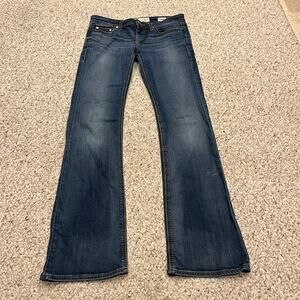 BKE Stella Bootcut Stretch Jeans Sz 26 Dark Wash Denim Classic Grunge